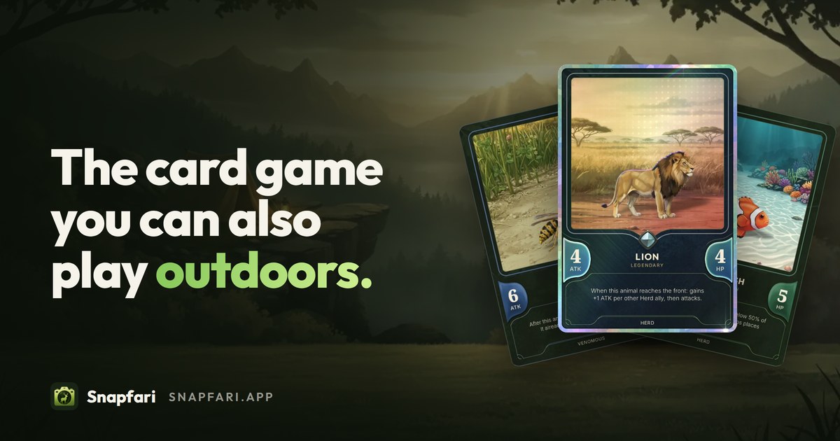 4 months ago my app could only catch animals. Today 1,150+ users turn their photos into battle cards